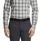 Camisa social masculina Van Heusen Even Temp Never Tuck Slim Fit, verde, tamanho 17 x 34 x 35