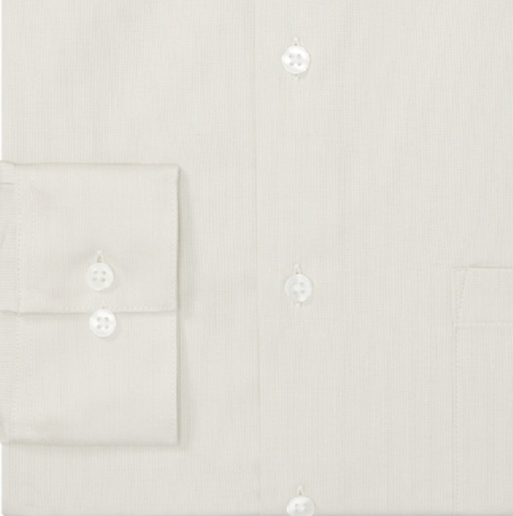 Camisa social masculina Van Heusen Stain Shield Regular Fit, marrom, tamanho 15x32x33