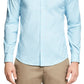 Camisa social masculina Tommy Hilfiger No Tuck Casual Slim Fit Stretch, verde, tamanho X-G