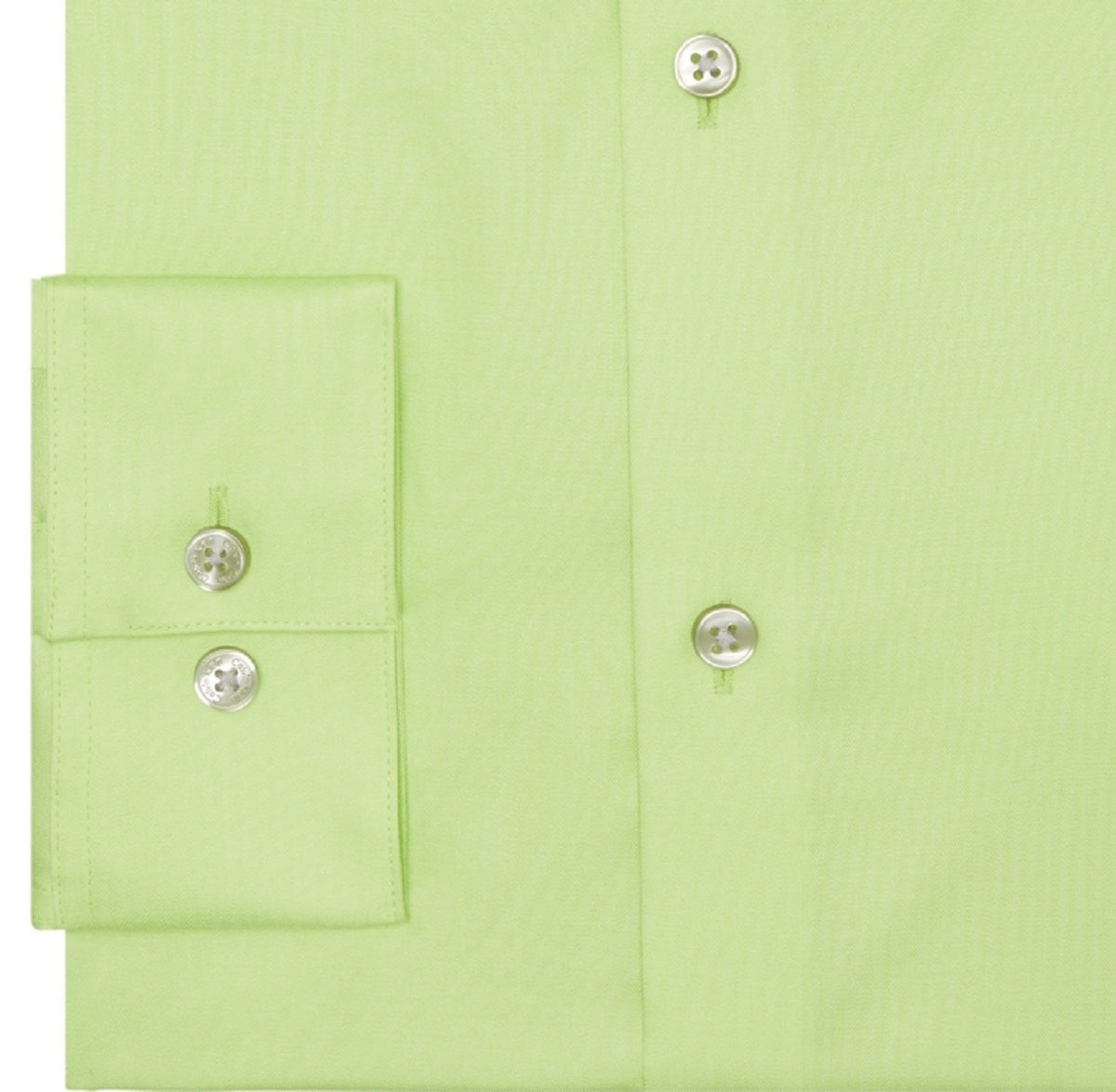 Camisa social masculina Calvin Klein Steel Slim Fit, anti-manchas, com escudo, verde, tamanho 14,5 x 32 x 33