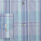 Camisa social masculina Calvin Klein Steel and Regular Fit Stretch Azul Tamanho 17X32X33