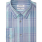 Camisa social masculina Calvin Klein Steel and Regular Fit Stretch Azul Tamanho 17X32X33