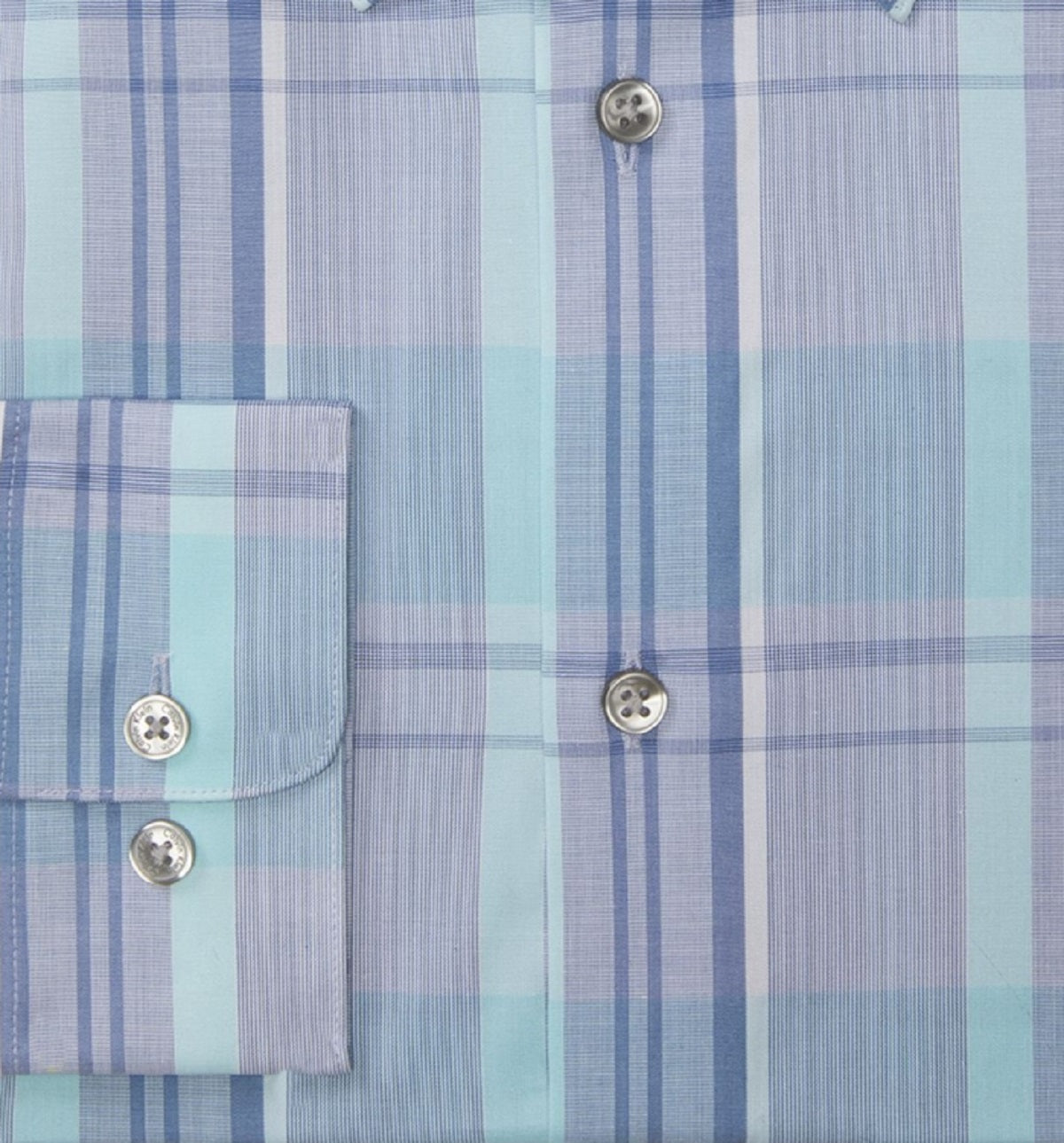 Camisa social Calvin Klein masculina regular fit elástica azul tamanho 34x35