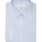 Camisa social Calvin Klein masculina regular fit elástica azul tamanho 15,5 x 34 x 35