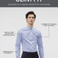 Camisa social masculina Calvin Klein Steel and Slim Fit Stretch marrom tamanho 17,5 x 32 x 33