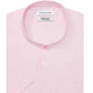 Camisa social masculina Calvin Klein Slim Fit manga curta rosa tamanho grande