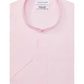 Camisa social masculina Calvin Klein Slim Fit manga curta rosa tamanho grande