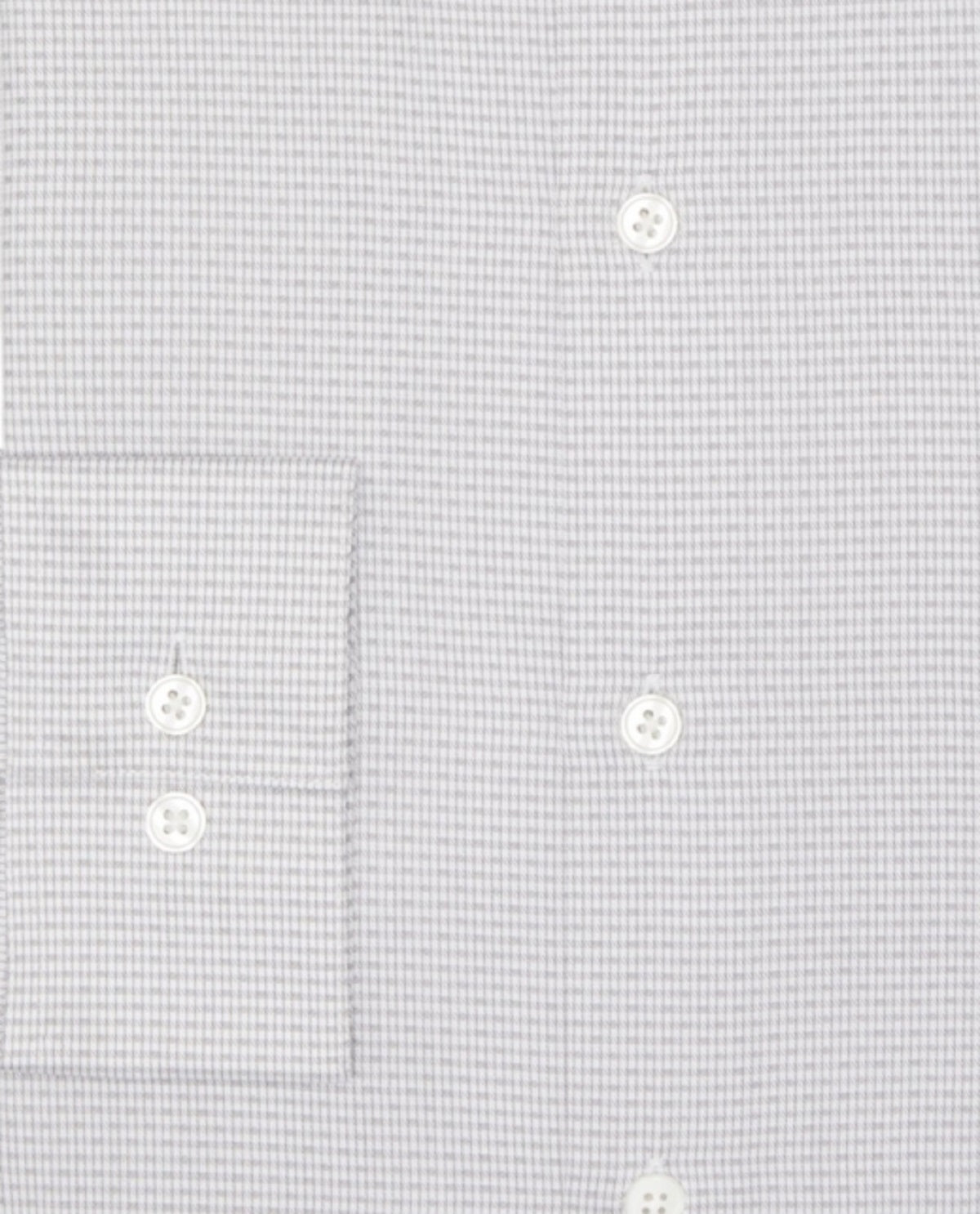 Camisa social masculina Van Heusen Stain Shield Regular Fit, cinza, tamanho 15 x 32 x 33