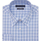 Camisa social Tommy Hilfiger masculina Th Tech No Tuck Slim Fit Stretch, roxa, tamanho médio