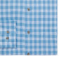 Camisa social masculina Van Heusen Stain Shield Regular Fit Azul Tamanho 16X34X35