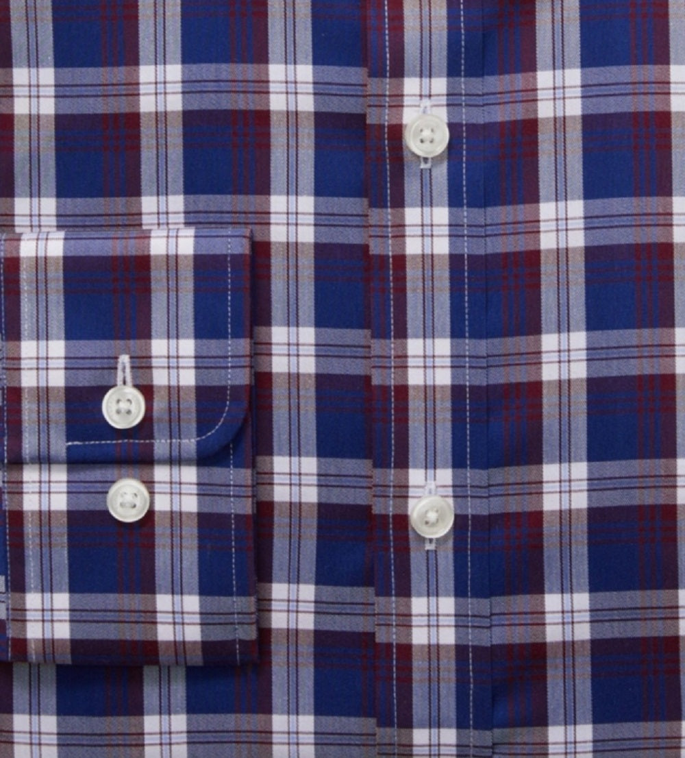 Camisa social masculina Tommy Hilfiger Flex Cool Athletic Fit vermelha tamanho 17,5 x 36 x 37