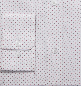 Camisa social masculina Calvin Klein Stretch antirrugas vermelha tamanho 16,5 x 32 x 33