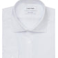 Camisa social masculina Calvin Klein Slim Fit Stretch resistente a rugas, branca, tamanho 16x34x35