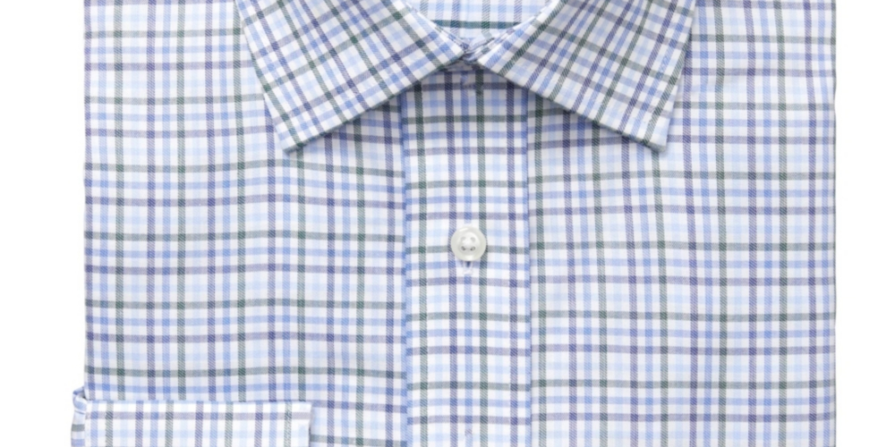 Camisa social masculina Eagle Regular Fit com gola elástica, verde, tamanho 17 x 34 x 35