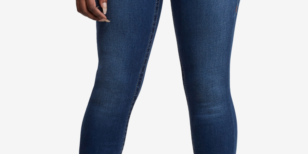 Calça jeans skinny Jennie Curvy Curvy feminina True Religion, azul, tamanho 30