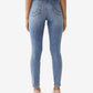 Calça jeans skinny feminina True Religion Halle High Rise, azul, tamanho 24