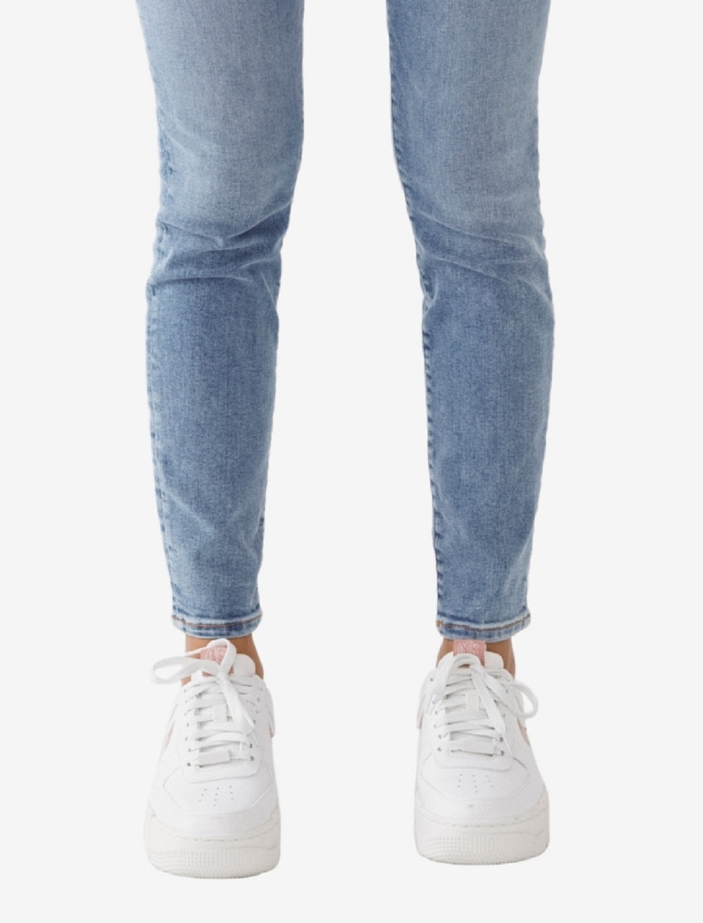Calça jeans skinny feminina True Religion Halle High Rise, azul, tamanho 24