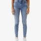 Calça jeans skinny feminina True Religion Halle High Rise, azul, tamanho 24
