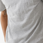Camiseta masculina True Religion Regular Fit Stitch Cotton, cinza, tamanho X-G