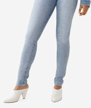 Calça jeans skinny feminina True Religion Stella Mid Rise azul