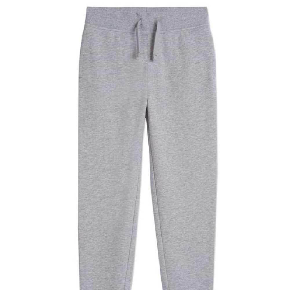 Calça de moletom Nautica Big Girl's Fleece Jogger cinza tamanho XX-G
