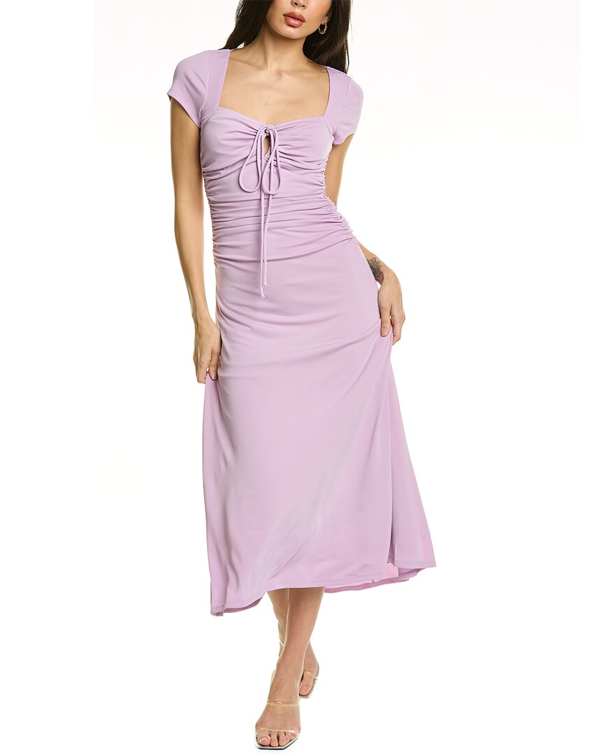 Vestido de manga curta Cinq à Sept Janis em Pale Iris