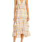Cinq a Sept Vestido de verão feminino com decote em V, branco