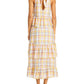 Cinq a Sept Vestido de verão feminino com decote em V, branco