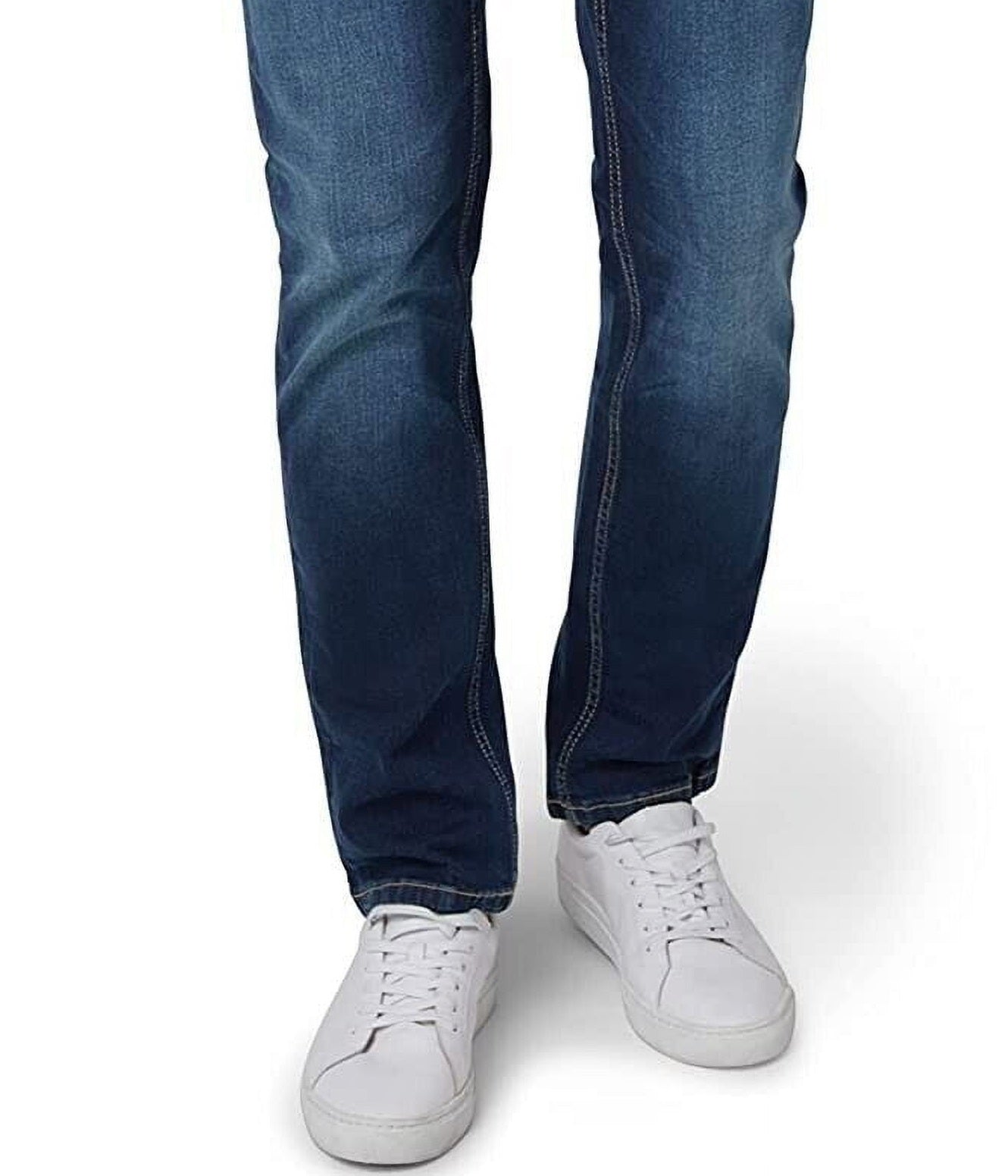 Calça jeans masculina DKNY Bedford Slim Fit Azul Tamanho 32X32