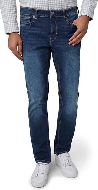 Calça jeans masculina DKNY Bedford Slim Fit Azul Tamanho 32X32