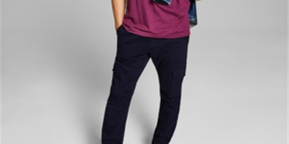 E agora esta camiseta básica masculina vermelha tamanho grande