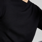 E agora este suéter masculino sólido preto tamanho pequeno