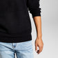 E agora este suéter masculino com capuz preto tamanho X-Large