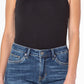 Macacão feminino sem mangas Earnest Sewn, preto, tamanho pequeno