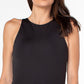 Macacão feminino sem mangas Earnest Sewn, preto, tamanho médio