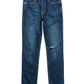 Calça jeans masculina Earnest Sewn Bryan Slouchy Slim Denim Azul Tamanho 32