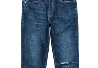 Calça jeans masculina Earnest Sewn Bryan Slouchy Slim Denim Azul Tamanho 32