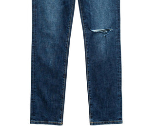 Calça jeans masculina Earnest Sewn Bryan Slouchy Slim Denim Azul Tamanho 38