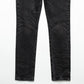 Calça jeans masculina Earnest Sewn Bryan Slouchy Slim Denim Preta