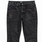 Calça jeans masculina Earnest Sewn Bryan Slouchy Slim Denim Preta
