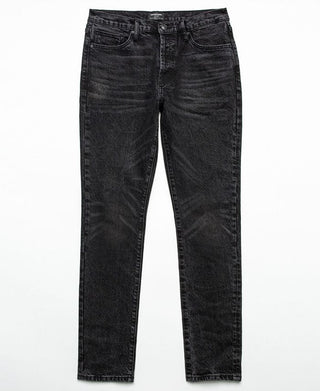 Calça jeans masculina Earnest Sewn Bryan Slouchy Slim Denim Preta