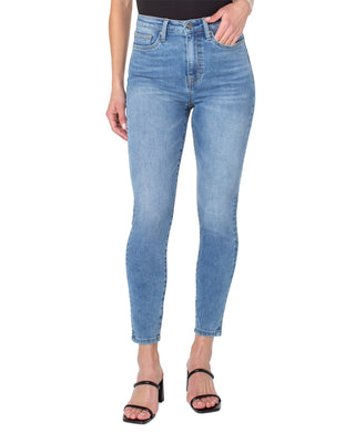 Calça jeans skinny feminina Earnest Sewn de cintura alta, azul, tamanho 30