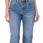 Calça jeans feminina Earnest Sewn de cintura alta, azul, tamanho 28