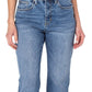 Calça jeans feminina Earnest Sewn de cintura alta, azul, tamanho 30
