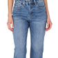 Calça jeans feminina Earnest Sewn de cintura alta, azul, tamanho 31