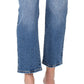 Calça jeans feminina Earnest Sewn de cintura alta, azul, tamanho 34