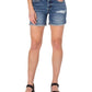 Shorts jeans feminino Earnest Sewn Cutoff azul tamanho 30