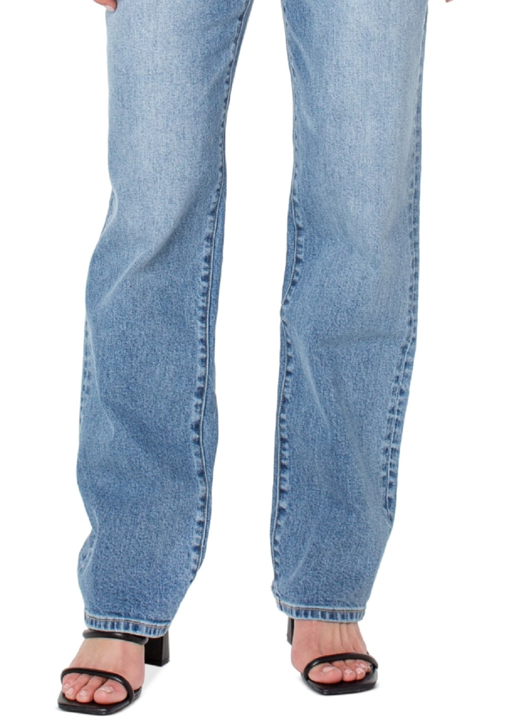 Calça jeans feminina Earnest Sewn Full Length Azul Tamanho 29