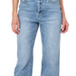 Calça jeans feminina Earnest Sewn Parker 90S Full Length Azul Tamanho 30