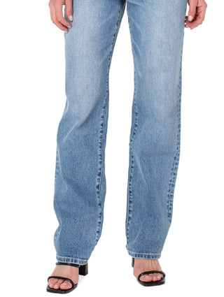 Calça jeans feminina Earnest Sewn Parker 90S Full Length Azul Tamanho 30